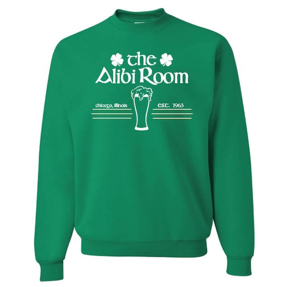 The Alibi Room Shameless Bar Drinking Crewneck Sweatshirt Drinking Gallagher Top Adult Drinking Crew Neck Irish Bars Tv Shows