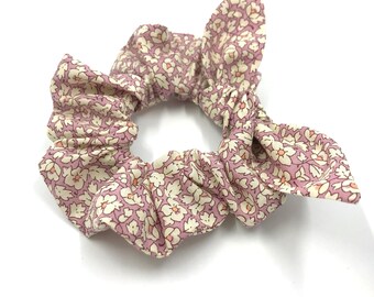 Foulchie - Liberty Feather fields, pink, darling, hair elastic, flowery scrunchie