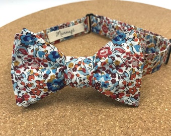 Bow tie - Liberty Emma & Georgina chesnut, adjustable, men's bow tie, wedding accessory