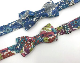 Liberty child bow tie, fabric of your choice, child size, matching bow tie, boy bow tie