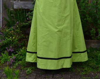 Victorian Walking Skirt, full length and available in many colours.