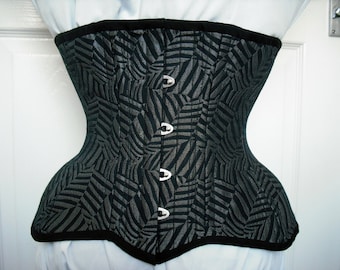 Grey corset sample, 22 inches