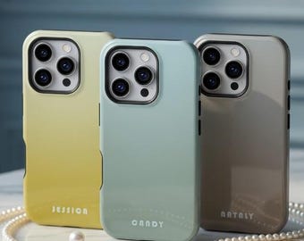 Personalized name Minimalist Phone Case for iPhone 17 16 Max, Galaxy S26 S25  Ultra A17 A37 A57, Pixel 10