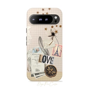 Love Collage Tough Phone Case: Impact Resistant Cover for Pixel 9a 8a, 7a, iPhone 16e , 16 pro, 15, 14, 13, 12 Pro Max Plus