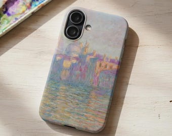 Monet Venice art phone case S26 S25 S24 S23  A55 A34 Ultra  iPhone cover 17 16 15 14 13 12 11 Pro Max, Pixel 9 10 8 7 ,Gift