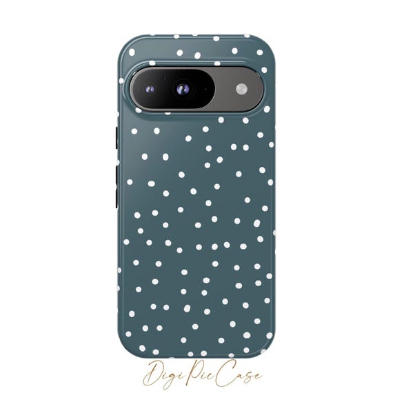 Spotted blue Pixel case, 9a, pro xl 8a, 7, 7a, Spotted Phone Case  for iPhone 16e ,15 plus 14 13 12 11 mini, Samsung S25 s24 s23