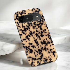 Tortoise Shell Google Pixel Tough phone case:  Pixel 10, 9 pro case, Pixel 7a, Pixel 8a, Case, Samsung S25