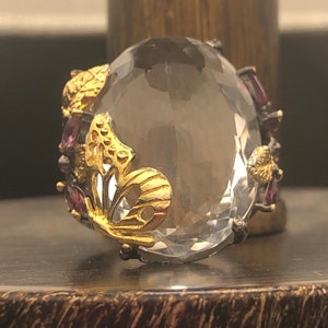 Butterfly Gemstone Ring