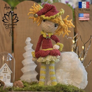 Lutin farceur crocheté main, lutin du père noël, lutine farceuse -   France