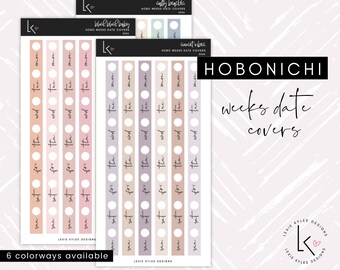 Hobonichi Weeks Date Covers - Etsy