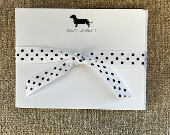 Dachshund Custom Notecards Personalized Notecards dachshund dog Dachshund Puppy