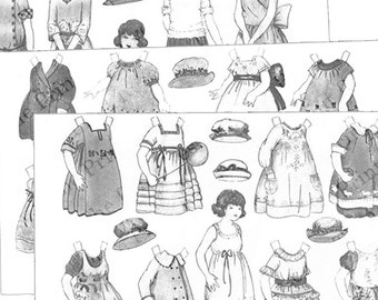 Printable paper doll | Etsy