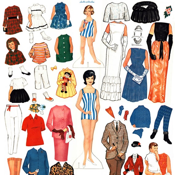 Paper dolls from the 60s on sale