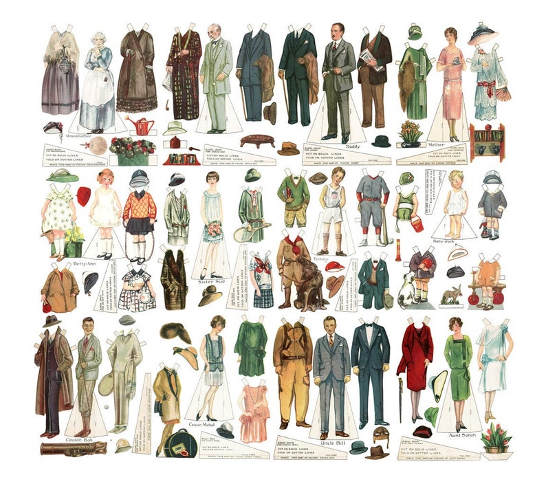 paper doll art