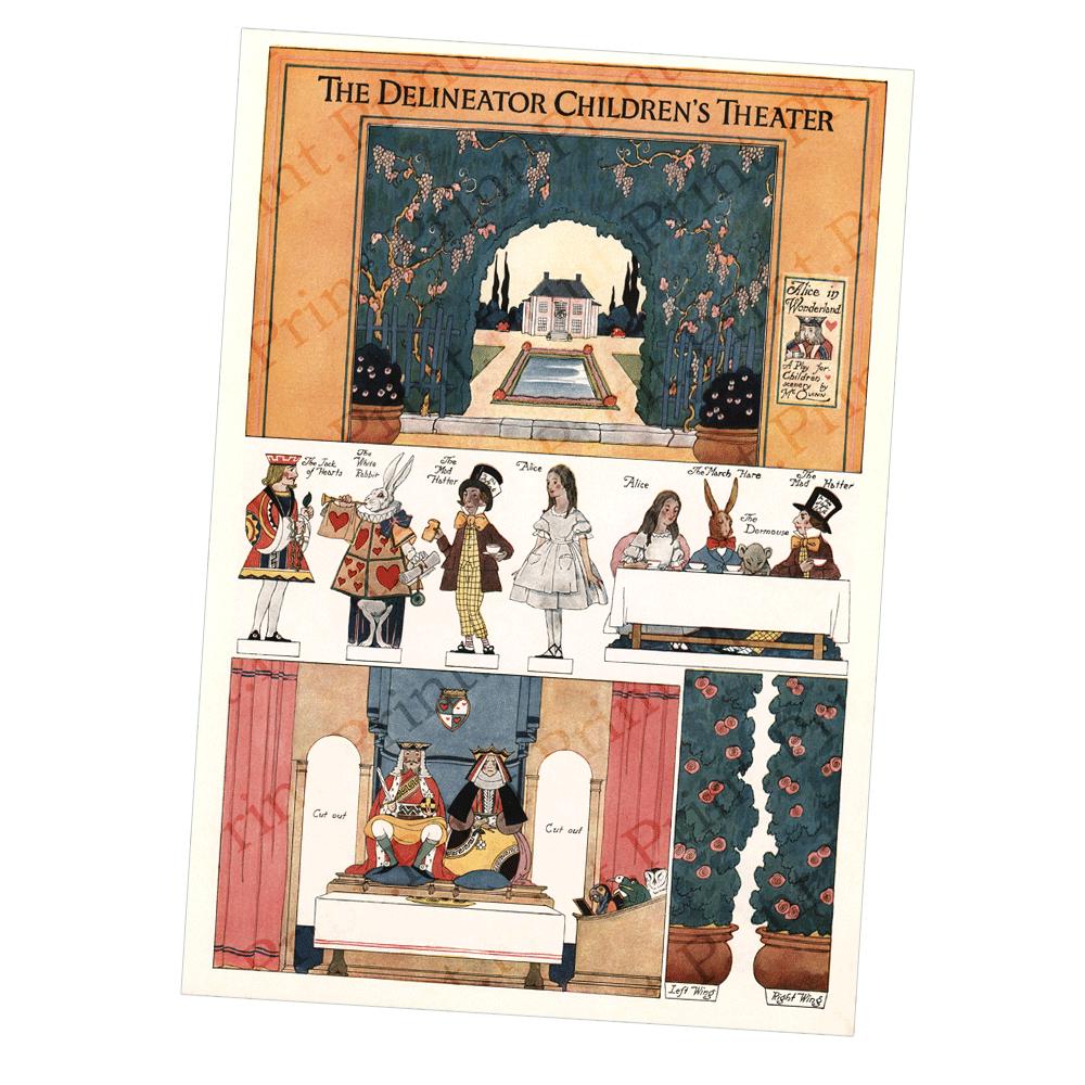 トールペイント　不思議の国のアリス　ヴィンテージアート il_fullxfull.6782293961_i288.jpg