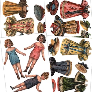 Antique Doll Lithograph - Etsy