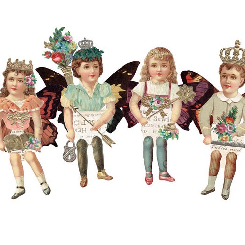 Printable Victorian Paper Doll Collage Kit Instant Digital Etsy Canada