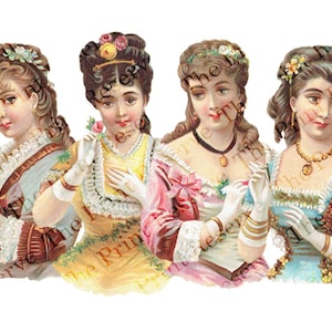 Printable Paper Doll Digital Download Victorian Lady Image Item #234