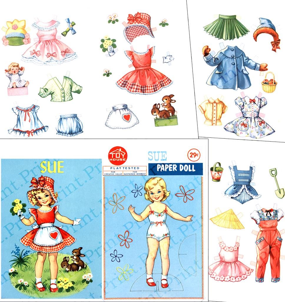 1950年代のおもちゃのフィギュア - Etsy 日本