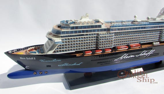Mein Schiff 5 Tui Cruises Ship Handmade Wooden Ship Model 39 Scale 1300