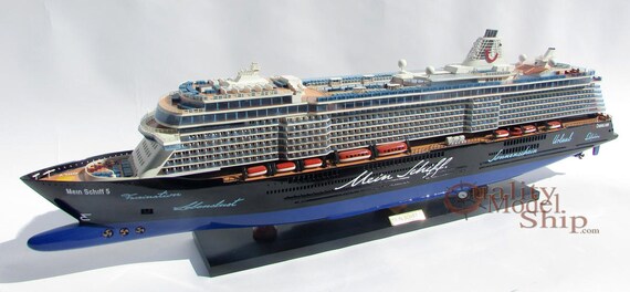 Mein Schiff 5 Tui Cruises Ship Handmade Wooden Ship Model 39 Scale 1300