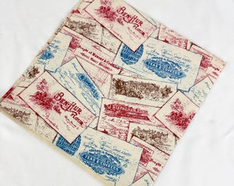 Vintage Cleo Wrapping Paper Retro 1800s Grocery Receipts Drawer Liner 2 Sheets