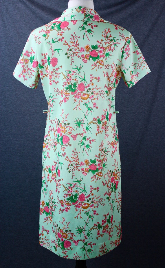 Vintage 1960-70s Polyester Double Knit Dress size… - image 5