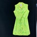 Vintage 1960s the Vested Gentress Shift Dress Size 8 Yellow Green Grass ...
