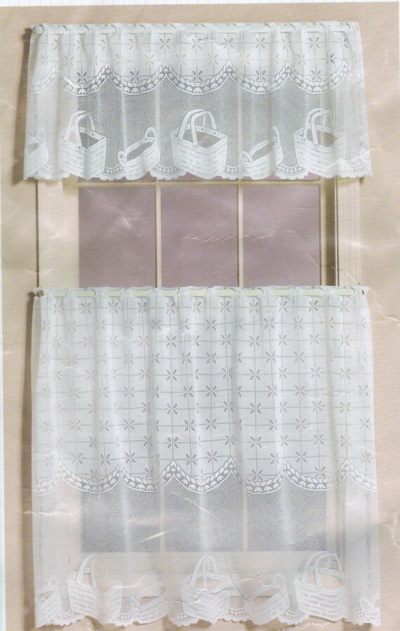New Picnic Basket Lace Curtains By Great Bay New Picnic Basket Lace Curtains By, 60 Wide Curtains