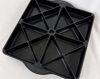 Nordic Ware Scottish Mini Scone Moule antiadhésif en fonte d'aluminium pour 16 personnes Fabriqué aux États-Unis