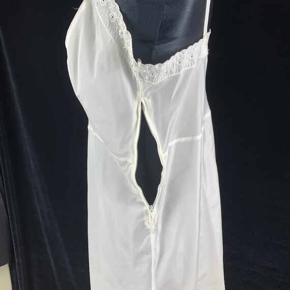 Vintage 1950s Barbizon White Full Slip size 18.5 … - image 5