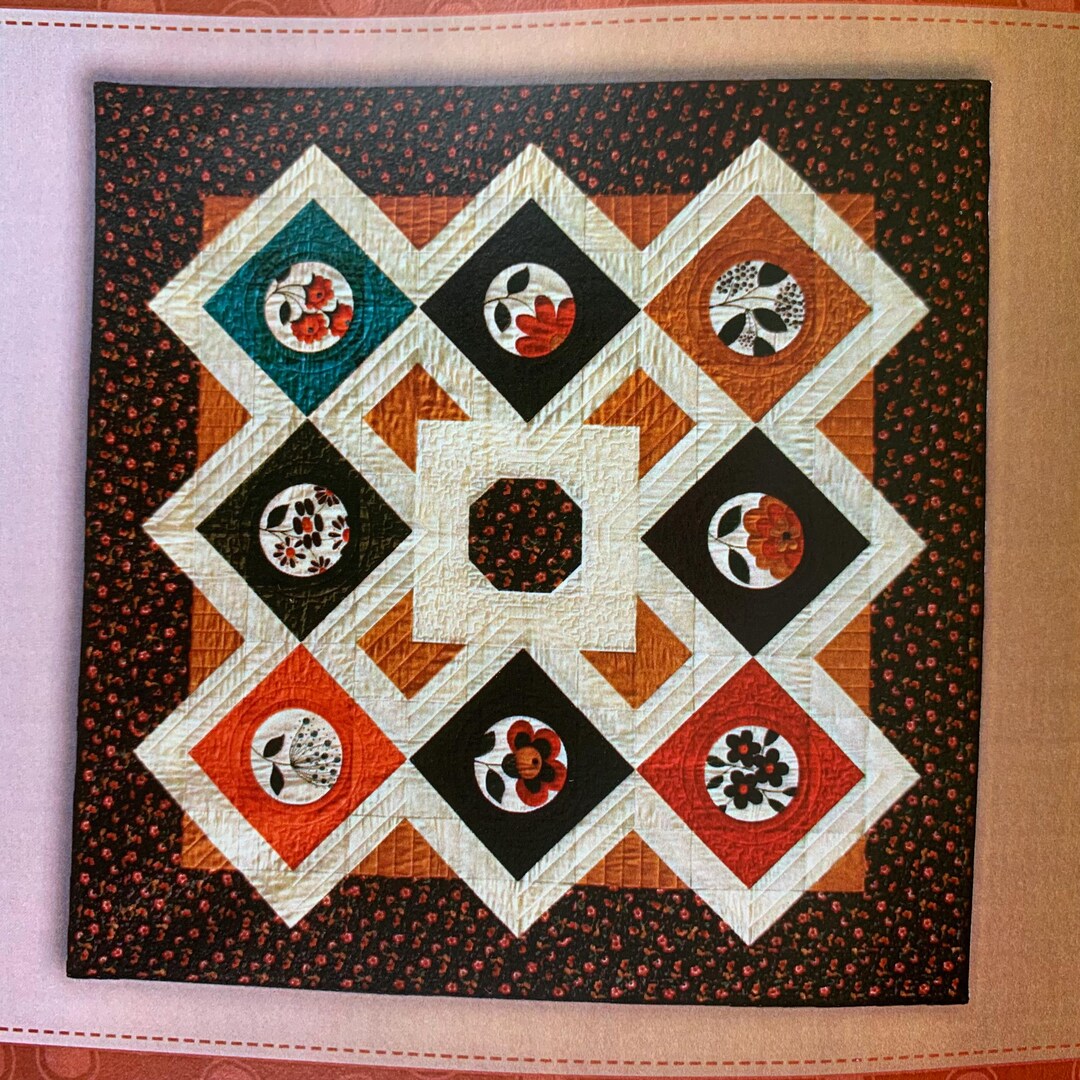 New 2009 Essence Panel Quilt Pattern 459 by Sandy Gervais for Pieces ...