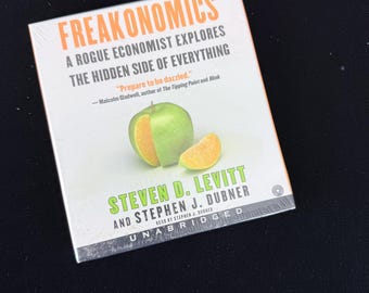 Livre audio Freakonomics 2005 neuf, 6 disques compacts, version intégrale