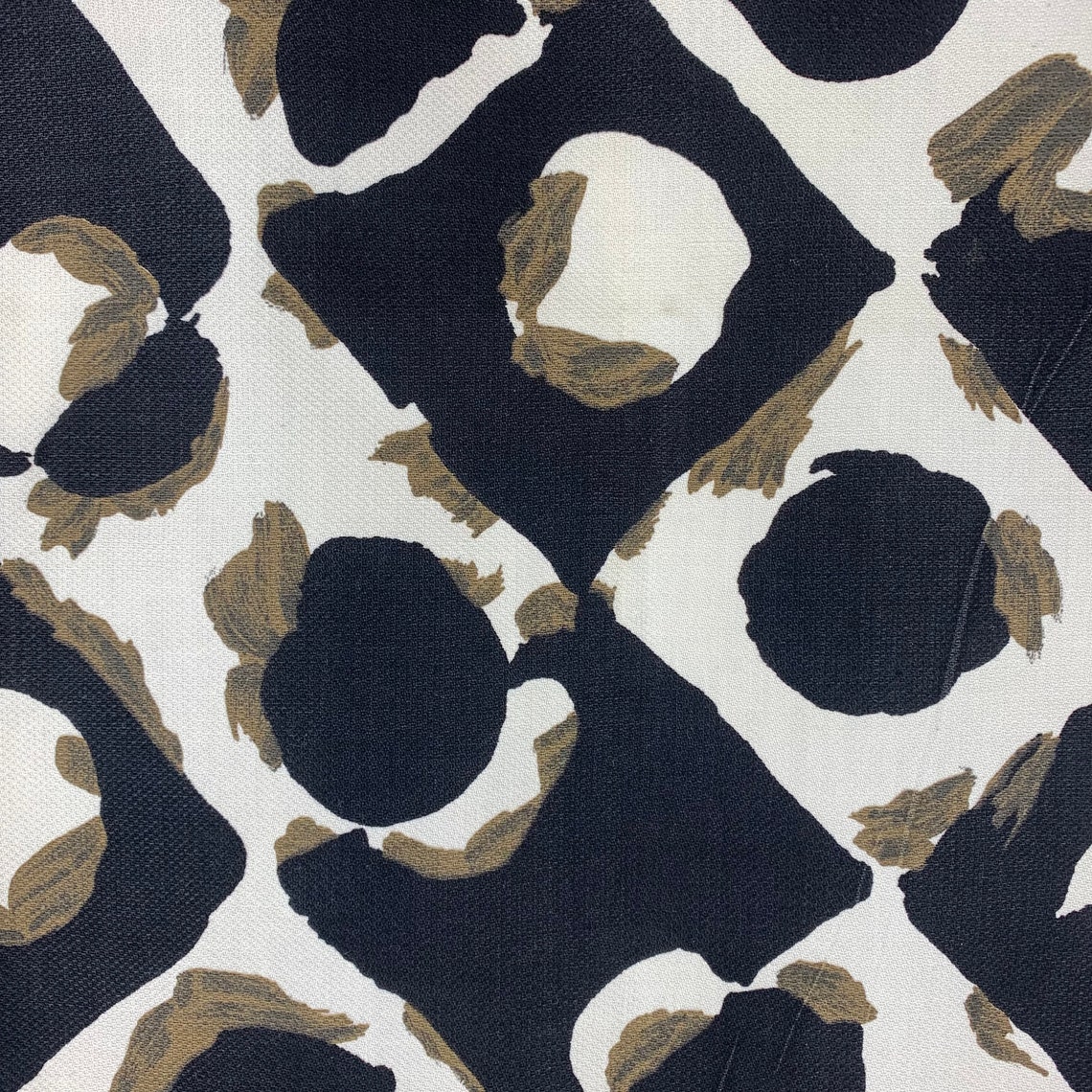 New 1960s Basket Weave Cotton Fabric Fabricloom Inc 3.5 Yards Etsy