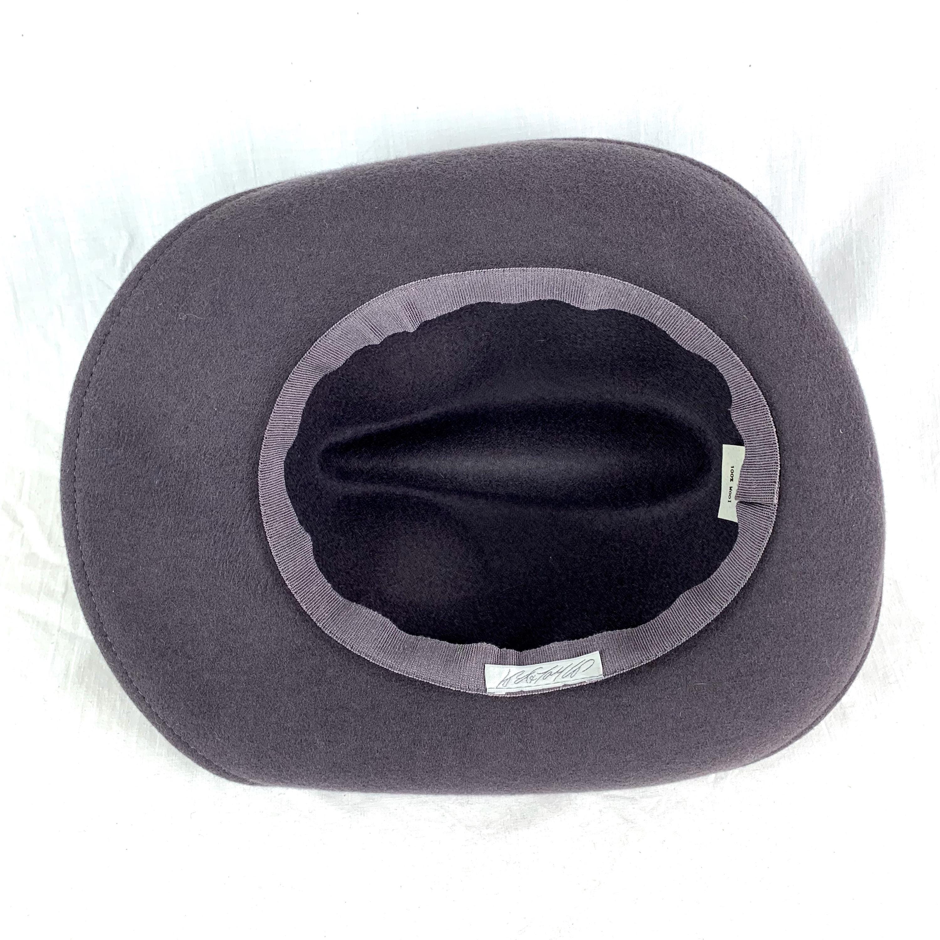 Vintage 1990s Lord and Taylor Hat Medium Grey 100% Wool  display picture 2