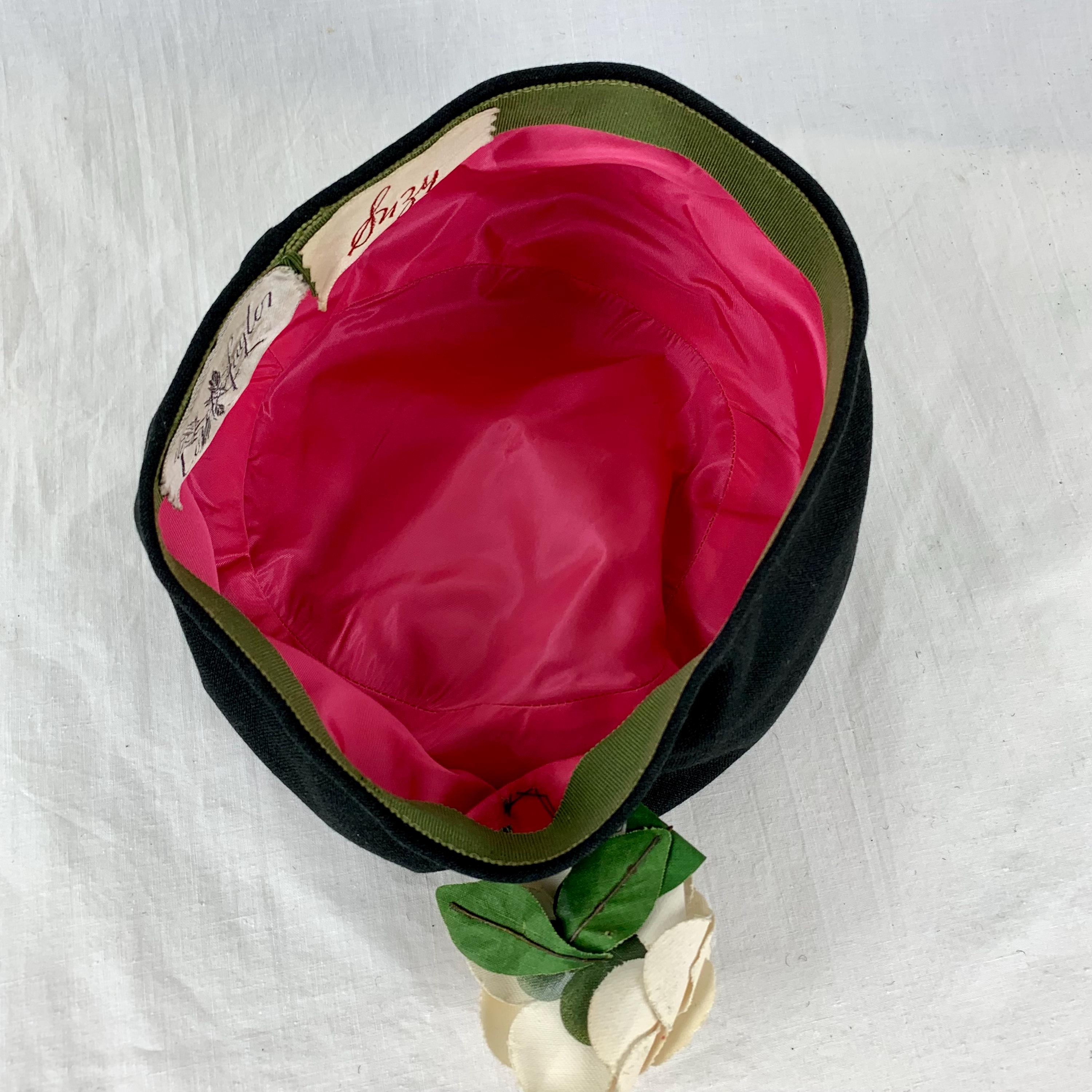 Vintage Pink Lord and Taylor Beret Hat Lord and Taylor Vintage Hats - Etsy main image 3