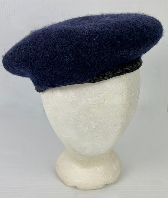 thumbnail image 2 of British Army Beret 100% Wool Soldier Cadet Maroon RAF Military Blue Marine Green 2 of 9