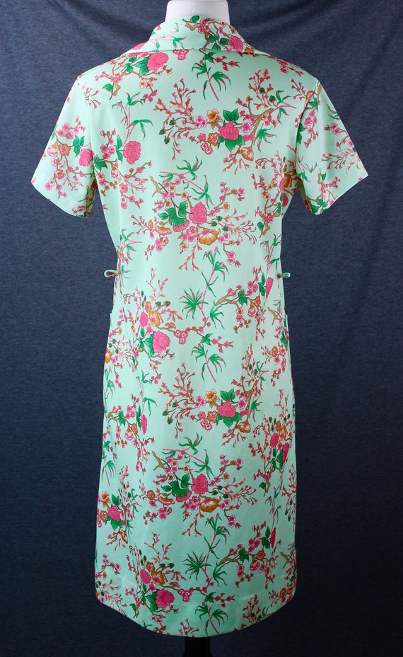 Vintage 1960-70s Polyester Double Knit Dress size… - image 8