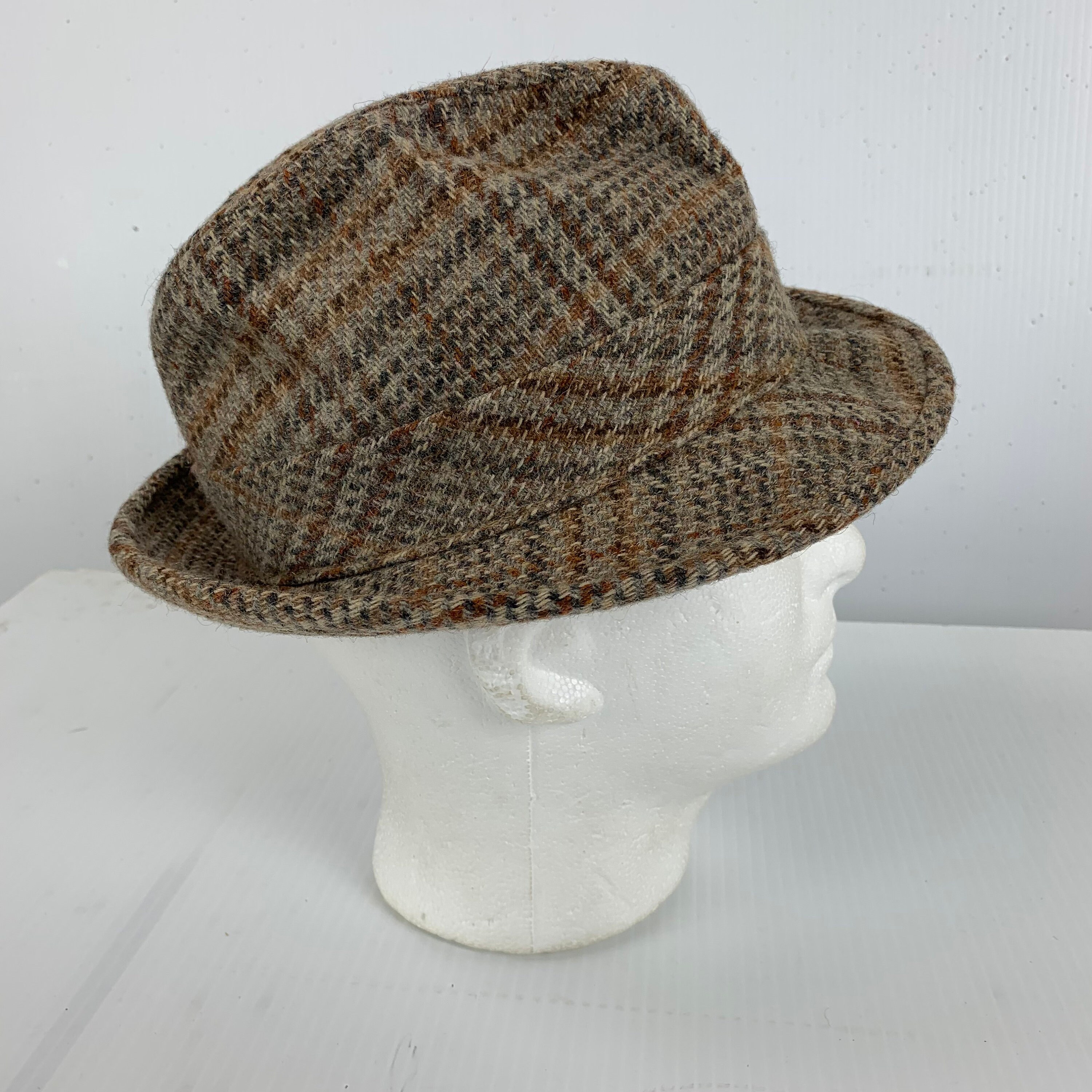 Tweed sales fedora hat