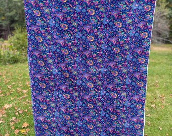 Tissu velours côtelé violet tendance, 1,5 m, coton, 104 cm de large