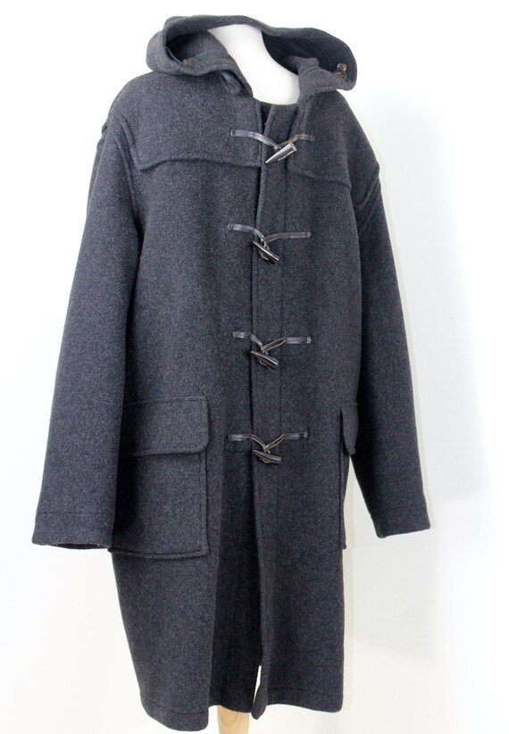 Gloverall Duffle Coat Men's 48 Charcoal Gray City Overcoat | Etsy