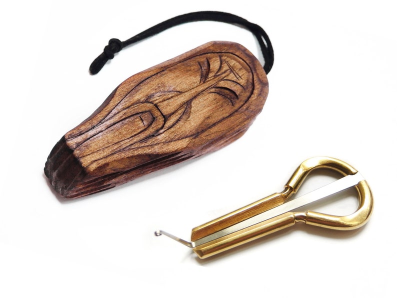 Altay Souvenir Joden Harp - P.Potkin's Komus met Dark Leaf