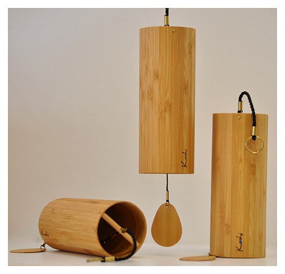 Carillon Koshi - Modèle Aria, Son Pentatonique, Pour Relaxation, Thérapie Et Décoration (élément Air)