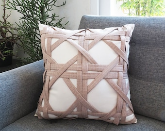 Cane pillow cover PDF sewing pattern
