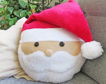 Santa pillow Christmas PDF sewing pattern