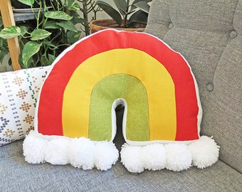 Rainbow pillow PDF sewing pattern