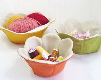 Nesting Fabric baskets - Sewing pattern PDF