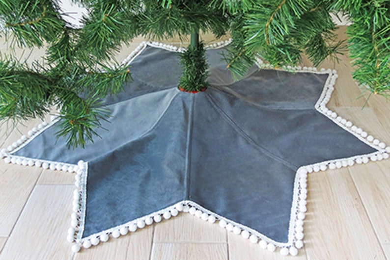 Christmas tree skirt sewing pattern PDF image 3