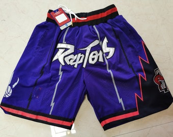 vintage toronto raptors shorts