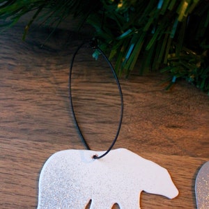 Decoraciones navideñas del oso polar / Hecho a mano / | Etsy